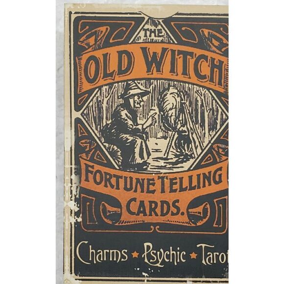 Book shaped storage box The Old Witch Fortune Telling Cards - Picture 6 of 11